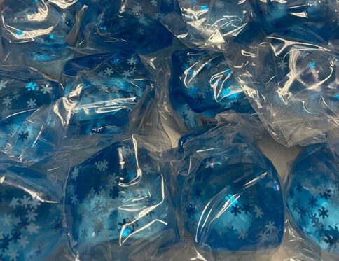 קוביית קרח כחול