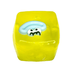 קובית קרח פרצופים